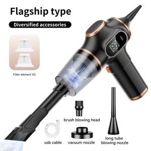 무선 진공 청소기 가정 및 자동차 겸용 고출력 가전제품 디스플레이 화면 포함 카펫 소파 자동차 청소기