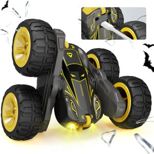 어린이를 위한 원격 제어 자동차, 2.4GHz RC 자동차 양면 360 ° 라이트 및 Type-C 고속 충전 장난감 자동차 선물이 포함된 플립 RC 스턴트 자동차