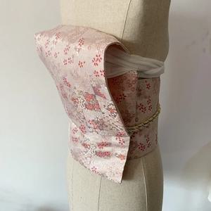 일본 기모노 오비 블랙 꽃 프린트 여성 유카타 액세서리 빈티지 스타일 원피스 장식 웨이스트 밴드 코스프레 벨트