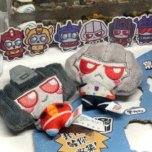 핫세일 로드쇼크웨이브 사운드웨이브 메가트론 미니 플러시 시리즈 애니메이션 주변기기 귀여운 펜던트 트렌디 블라인드 박스 장난감 어린이 생일 선물