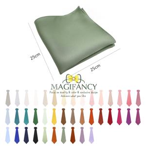 MAGIFANCY 40가지 색상 무광택 솔리드 손수건, 인기 폴리에스터 포켓 스퀘어, 세이지 블루, 핑크, 그레이, 남성 웨딩 정장 액세서리 선물