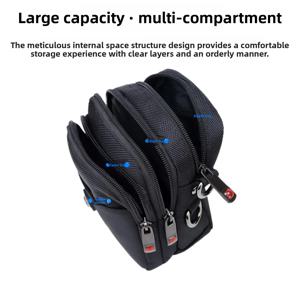 스위스 남성 캐주얼 휴대폰 가방 숄더백 정품 미니 크로스백 작은 사각백 옥스포드 천 가죽 벨트 허리 가방