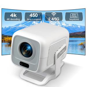 ThundeaL 자동 초점 PG370 풀 HD 4K 프로젝터 영화 WiFi 안드로이드 Proyector 스마트 TV 홈 시어터 미니 휴대용 비디오 비머