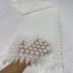 고품질 나이지리아 스팽글 레이스 원단 아프리카 메쉬 레이스 원단 프랑스 밀크 실크 스팽글 레이스 웨딩 드레스 재봉용