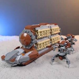 새로운 대대 공격 공예 드로이드 파괴 조립 장난감 모델 스타 군대 세트 DIY 블록 장난감 크리스마스 선물 (남아, 성인, 어린이용)