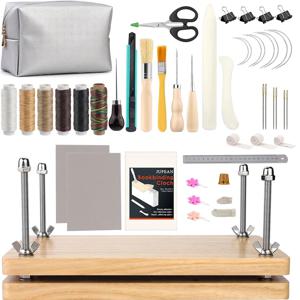 Zxiixz 제본 키트 북 프레스 7.9in x11.6in 책 제본 재료 포함 제본 및 수리용 바인딩 천 웨빙 스트랩