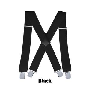 강력한 클립이 있는 남성용 서스펜더, 고탄성 헤비 듀티 X자형 바지용 조절 가능한 성인용 브레이스, 여성용 작업복 바지용 브레이스