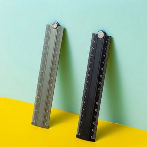 30cm 알루미늄 접이식 눈금자 - 드로잉, 목공 및 DIY 프로젝트를 위한 다기능 금속 측정 도구