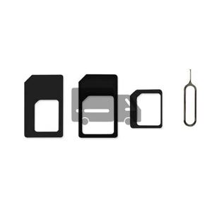 아이폰, 삼성, 화웨이, 샤오미용 4-in-1 마이크로 나노 SIM 카드 어댑터 커넥터 키트, USB 무선 라우터 SIM 홀더 슬롯, 범용