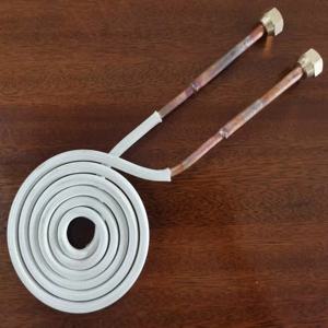 정밀 팬케이크 구리 유도 가열 코일 헤드, 평면 구리 링 표면 담금질 헤드 (금속 가열 응용 분야)