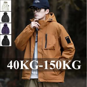 플러스 사이즈 남성용 방수 하이킹 재킷 S-8XL 방풍 윈드 브레이커 코트 통기성 낚시 캠핑 트레킹 재킷 의류