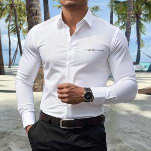 16가지 색상 남성 셔츠 캐주얼 패션 긴팔 셔츠 남성 비즈니스 셔츠 고품질 상의 큰 사이즈 빠른 배송