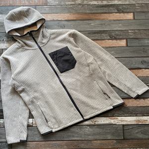 야외용 경량 플리스 지퍼 후드 스웨트셔츠 남성용 빠른 건조 따뜻한 통기성 카디건 스타일 폴리에스터 섬유 긴팔