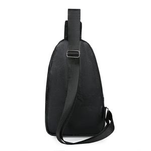 캐주얼 남성용 부드러운 PU 가죽 세로형 크로스백 트렌디한 스포츠 다기능 숄더백 학생 및 운동선수용