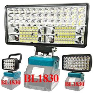 마키타 18V 리튬이온 배터리 케이스 BL1830 리튬 셀 팩 타입 C USB 파워 뱅크 LED 작업등 라이트 플래시라이트 토치 충전기