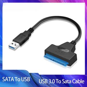 2.5인치 외장 HDD SSD 하드 드라이브 어댑터 USB 3.0 to SATA 케이블 SATA to USB 하드 디스크 어댑터 케이블