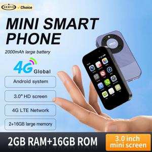 SERVO KING9000 4G LTE 미니 스마트폰 안드로이드 시스템 RAM 2GB ROM 16GB 구글 플레이 왓츠앱 핫스팟 듀얼 SIM 포켓 소형 휴대폰