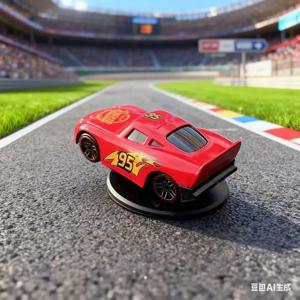 디즈니 픽사 카즈 3 라이트닝 맥퀸 드리프트 회전 장식 자동차 대시보드 회전 자동차 센터 콘솔 소품 GIF