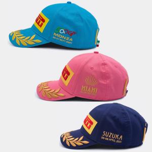 2025 몬자 GP, 마이애미 GP, 스즈카 GP 레이싱 팬 야구 모자, 르클레르 알론소 노리스 드라이버 야구 모자, 야외 사이클링 스포츠 모자
