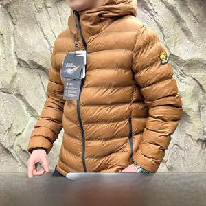 레아보 존슨 이탈리아 스타일 아웃도어 캡슐 트래블러 방한 접착식 칸막이 충전 후드 남성용 면 재킷 청년 패션 도시형 긴팔