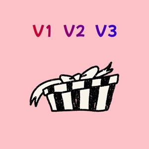 2025 핫 블라인드 박스 V1 V2 V3 귀여운 만화 애니메이션 피규어 펜던트 키링 참 키체인 서프라이즈 장난감 정시 배송