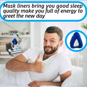 재사용 가능한 CPAP 비강 마스크 라이너 편안하고 통기성 있는 원단 CPAP 마스크 커버 원 사이즈 핏 올 소프트 풀 페이스 마스크 쿠션