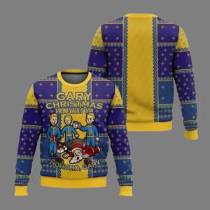 폴아웃 어글리 크리스마스 스웨터 재미있는 3D 그래픽 겨울 따뜻하고 아늑한 풀오버 남녀 공용 휴일 크리스마스 파티 선물 2025/26