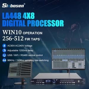 TLF Dsp 오디오 프로세서 4입력 8출력 FIR 디지털 프로세서 스피커 관리 96Khz / 192Khz 샘플링 속도 전환