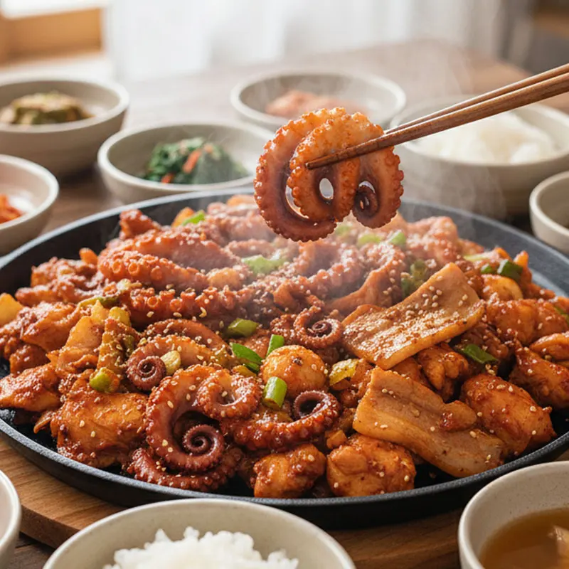 매콤하고 달콤해서 계속 땡기는 그 맛 인생 낙삼닭