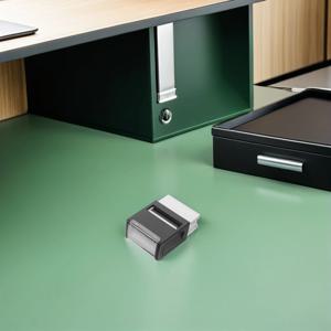 1세트 DIY 셀프 잉크 키트 ABS 분리형 텍스트 주소 스탬프 사무실 학교 비즈니스 공예 재사용 가능한 스탬프 도구