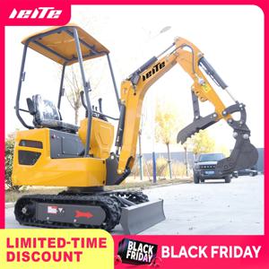 CE 인증 1톤 미니 굴삭기 유압 소형 굴착기 농장용 맞춤형 유압 마이크로 굴삭기