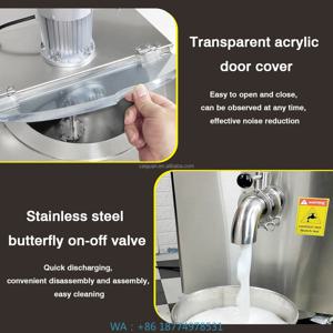 하드 아이스크림, 우유, 딸기 디자인의 아이스크림 기계, 아이스크림 젤라토 파스퇴라이저