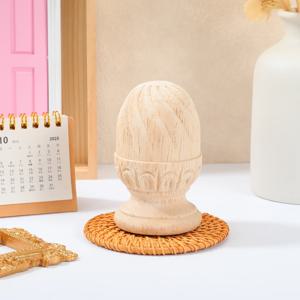 나무 난간 장식품, 조각된 파인애플 디자인 계단 기둥 장식, DIY 난간, 침대 기둥, 커튼 봉, 홈 데코용