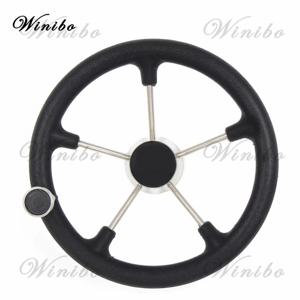 블랙 마린 스테인레스 스틸 핸들, 미끄럼 방지 기능, 손잡이 그립, 보트 액세서리, 요트에 적합, 13-1/2 인치