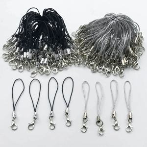 20/50Pcs 랍스터 걸쇠 매는 밧줄 스트랩 코드 모바일 스트랩 DIY 쥬얼리에 대 한 매력 나일론 키 링 체인 액세서리 만들기