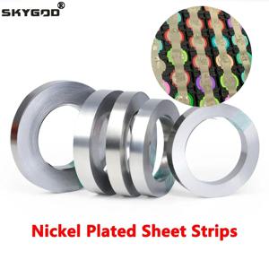 10m/롤 니켈 도금 스트립 18650 배터리 니켈 시트 플레이트 커넥터 스틸 벨트 스폿 용접기 배터리 용접기