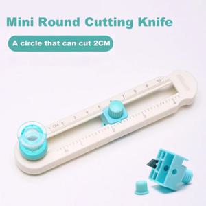 360 조정 가능한 스크랩북 서클 커터 라운드 커팅 나이프 DIY 나침반 커터 종이 오피스 가제트 크리 에이 티브 편지지 도구