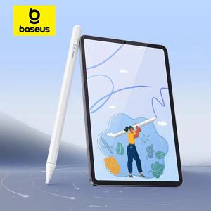 Apple Pencil iPad 용 LED 장착 Baseus Stylus Lite Palm 거부 마그네틱 디자인 터치 펜 태블릿 용 iPad Pro 2018-2023