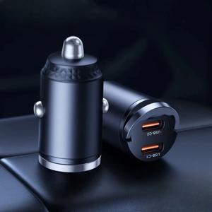 미니 PD 45W 차량용 충전기 풀링 고속 충전 USB C 휴대폰 충전 어댑터 (아이폰 14 13 Pro 샤오미 삼성 화웨이용)