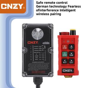 4 버튼 DC 12-220V 단일 속도 산업용 무선 라디오 크레인 원격 제어 스위치 윈치 호이스트 트랙 크레인 리프트 제어