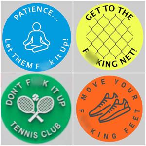 테니스 댐퍼, 매운맛 또는 공격적 알림, 테니스 게임, 재미있는 테니스 진동 댐퍼, 독특한 테니스 선물