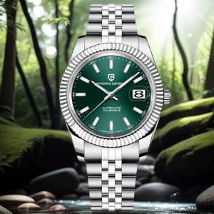 파가니 디자인 신형 V2 남성용 기계식 시계 탑 브랜드 명품 완전 자동 100M 방수 스테인리스 스틸 남성 시계