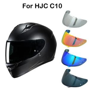 HJC HJ-34 PMotorcycle 헬멧 용 바이저 렌즈 C10 용 자외선 방지 스크래치 방진 방풍 쉴드 오토바이 액세서리 교체