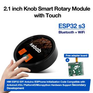 스마트 홈 ESP32 S3 WiFi 블루투스 2.1 인치 480*480 터치 원형 푸시 손잡이 Ardui-no 용 IPS LCD TFT 디스플레이 모듈