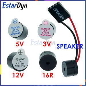 10PCS 활성 버저 3V/5V/12V/16R TMB12A03 TMB12A05 TMB12A12 자기 긴 연속 경고음 12095 12*9.5mm 미니 플러그 스피커