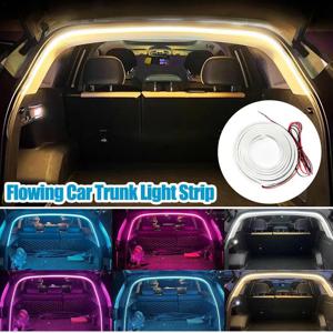센서 테일 박스 라이트 스트립 울트라 브라이트 자동차 트렁크 LED 자동차 인테리어 장식 램프 스트립 자동 분위기 라이트