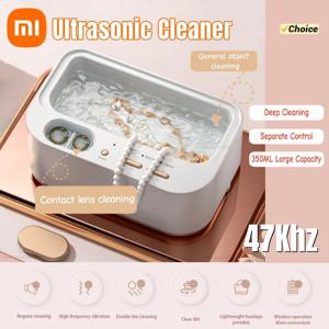 Xiaomi 초음파 청소기 업그레이드 휴대용 가정용 청소 기계 보석 안경 메이크업 브러쉬 고주파 초음파