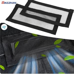 테슬라 모델 3 Y 용 공기 배출구 커버 시트 아래 안티 블로킹 먼지 보호 네트 자동차 스타일링 인테리어 수정 액세서리