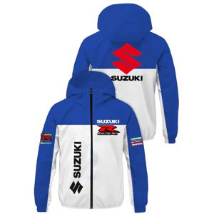 스즈키 GSX 팀 유니폼 - 남성용 경량 오토바이 얇은 재킷 - 오토바이 레이싱 슈트 - 스즈카 엔듀런스 레이스 아웃도어 스포츠