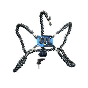 헬핑 핸드 세 번째 손 납땜 스탠드 유연한 팔 PCB 홀더 테이블 클립 용접 및 납땜 용 도구 가제트